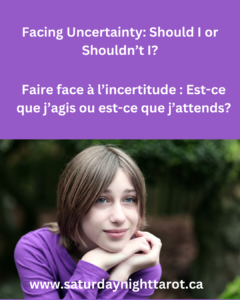 Facing Uncertainty: I’m Not Ready Yet
